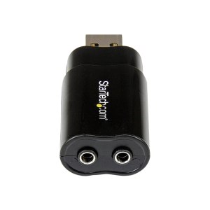 StarTech.com USB Sound Card - 3.5mm Audio Adapter