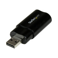 StarTech.com USB Sound Card - 3.5mm Audio Adapter