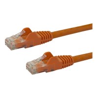 StarTech.com 2m CAT6 Ethernet Cable, 10 Gigabit Snagless RJ45 650MHz 100W PoE Patch Cord, CAT 6 10GbE UTP Network Cable w/Strain Relief, Orange, Fluke Tested/Wiring is UL Certified/TIA