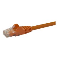 StarTech.com 2m CAT6 Ethernet Cable, 10 Gigabit Snagless RJ45 650MHz 100W PoE Patch Cord, CAT 6 10GbE UTP Network Cable w/Strain Relief, Orange, Fluke Tested/Wiring is UL Certified/TIA