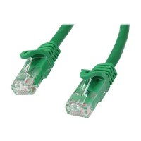 StarTech.com 2m CAT6 Ethernet Cable, 10 Gigabit Snagless RJ45 650MHz 100W PoE Patch Cord, CAT 6 10GbE UTP Network Cable w/Strain Relief, Green, Fluke Tested/Wiring is UL Certified/TIA