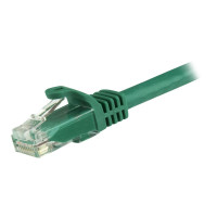 StarTech.com 5m CAT6 Ethernet Cable, 10 Gigabit Snagless RJ45 650MHz 100W PoE Patch Cord, CAT 6 10GbE UTP Network Cable w/Strain Relief, Green, Fluke Tested/Wiring is UL Certified/TIA