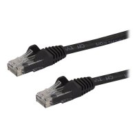 StarTech.com 2m CAT6 Ethernet Cable, 10 Gigabit Snagless RJ45 650MHz 100W PoE Patch Cord, CAT 6 10GbE UTP Network Cable w/Strain Relief, Black, Fluke Tested/Wiring is UL Certified/TIA