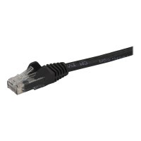 StarTech.com 2m CAT6 Ethernet Cable, 10 Gigabit Snagless RJ45 650MHz 100W PoE Patch Cord, CAT 6 10GbE UTP Network Cable w/Strain Relief, Black, Fluke Tested/Wiring is UL Certified/TIA