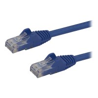 StarTech.com 2m CAT6 Ethernet Cable, 10 Gigabit Snagless RJ45 650MHz 100W PoE Patch Cord, CAT 6 10GbE UTP Network Cable w/Strain Relief, Blue, Fluke Tested/Wiring is UL Certified/TIA