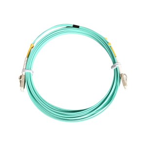 StarTech.com 2m Fiber Optic Cable - 10 Gb Aqua - Multimode Duplex 50/125 - LSZH - LC/LC - OM3 - LC to LC Fiber Patch Cable - Patch-Kabel - LC Multi-Mode (M)