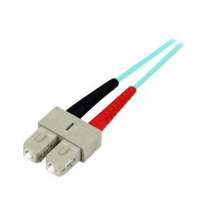 StarTech.com 2m Fiber Optic Cable - 10 Gb Aqua -...