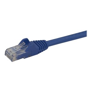 StarTech.com 3m CAT6 Ethernet Cable, 10 Gigabit Snagless RJ45 650MHz 100W PoE Patch Cord, CAT 6 10GbE UTP Network Cable w/Strain Relief, Blue, Fluke Tested/Wiring is UL Certified/TIA