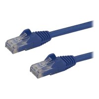 StarTech.com 3m CAT6 Ethernet Cable, 10 Gigabit Snagless RJ45 650MHz 100W PoE Patch Cord, CAT 6 10GbE UTP Network Cable w/Strain Relief, Blue, Fluke Tested/Wiring is UL Certified/TIA