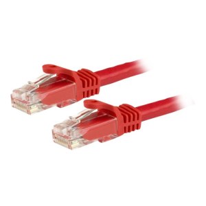 StarTech.com Cavo patch antigroviglio UTP RJ45 Cat6 Gigabit 15 m rosso - Cavo patch 15 m - 15 m - Cat6 - U/UTP (UTP) - RJ-45 - RJ-45 - Rosso