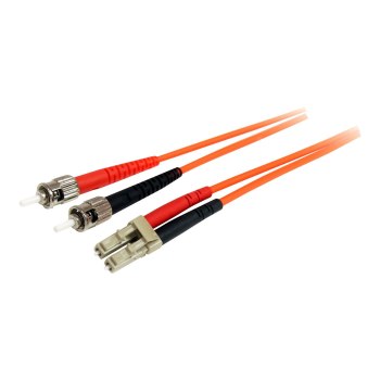 StarTech.com Cavo patch duplex in fibra multimodale 62,5/125 3 m LC - ST - 3 m - LSZH - OM1 - LC - ST - Arancione