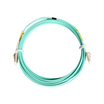 StarTech.com 10m (30ft) LC/UPC to LC/UPC OM3 Multimode Fiber Optic Cable, Full Duplex 50/125Âµm Zipcord Fiber Cable, 100G Networks, LOMMF/VCSEL, <0.3dB Low Insertion Loss - LSZH Fiber Patch Cord - Patch-Kabel - LC Multi-Mode (M)