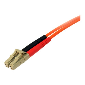 StarTech.com Cavo patch duplex in fibra multimodale 50/125 1 m LC - LC - 1 m - OM2 - LC - LC - Maschio/Maschio - Arancione