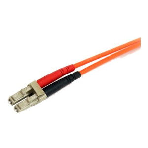 StarTech.com Cavo patch duplex in fibra multimodale 62,5/125 1 m LC - ST - 1 m - LSZH - OM1 - LC - ST - Arancione