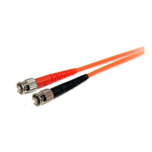 StarTech.com 1m Fiber Optic Cable - Multimode Duplex 62.5/125 - LSZH - LC/ST - OM1 - LC to ST Fiber Patch Cable (FIBLCST1)