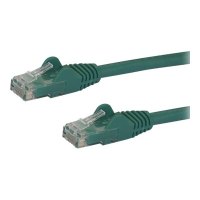 StarTech.com 1m CAT6 Ethernet Cable, 10 Gigabit Snagless RJ45 650MHz 100W PoE Patch Cord, CAT 6 10GbE UTP Network Cable w/Strain Relief, Green, Fluke Tested/Wiring is UL Certified/TIA