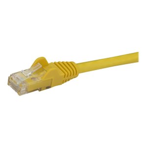 StarTech.com 3m CAT6 Ethernet Cable, 10 Gigabit Snagless RJ45 650MHz 100W PoE Patch Cord, CAT 6 10GbE UTP Network Cable w/Strain Relief, Yellow, Fluke Tested/Wiring is UL Certified/TIA