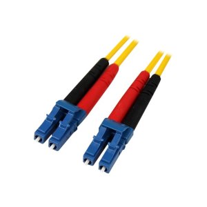 StarTech.com 1m Fiber Optic Cable - Single-Mode Duplex 9/125 - LSZH - LC/LC - OS1 - LC to LC Fiber Patch Cable (SMFIBLCLC1)