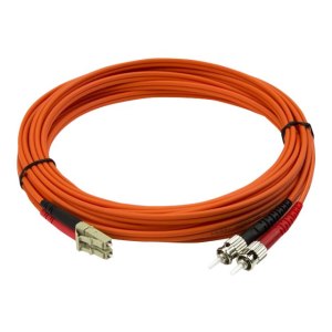 StarTech.com Cavo patch duplex in fibra multimodale 50/125 5 m LC - ST - 5 m - OM2 - LC - ST - Maschio/Maschio - Rosso