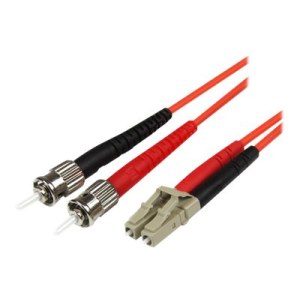 StarTech.com Cavo patch duplex in fibra multimodale 50/125 5 m LC - ST - 5 m - OM2 - LC - ST - Maschio/Maschio - Rosso