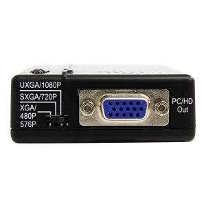 StarTech.com Composite and S-Video to VGA Video Scan Converter