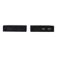 StarTech.com Extender HDMI via CAT6 con hub USB a 4 porte - 50m - 1080p - Trasmettitore e ricevitore AV - 50 m - Cablato - Nero