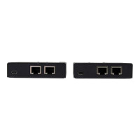 StarTech.com Extender HDMI via CAT6 con hub USB a 4 porte - 50m - 1080p - Trasmettitore e ricevitore AV - 50 m - Cablato - Nero