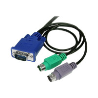 StarTech.com 3-in-1 Ultra Thin PS/2 KVM Cable