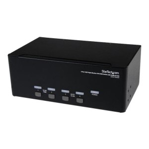 StarTech.com 4 Port Dreifach Monitor DVI USB KVM Switch...