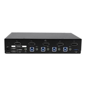 StarTech.com 4 Port DisplayPort KVM Switch - DP KVM...