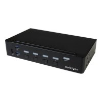 StarTech.com 4 Port DisplayPort KVM Switch - DP KVM Umschalter mit USB 3.0 Hub