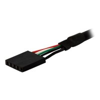 StarTech.com 3 ft Panel Mount USB A to Motherboard Header Cable F/F