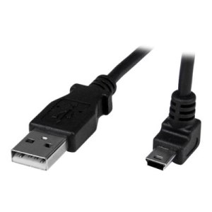 StarTech.com 1m USB auf Mini USB Anschlusskabel 90°...