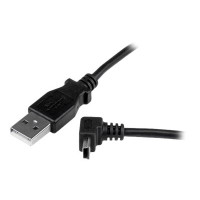 StarTech.com 1m USB auf Mini USB Anschlusskabel 90° gewinkelt - USB A zu Mini B Kabel - 1 x USB A (St)