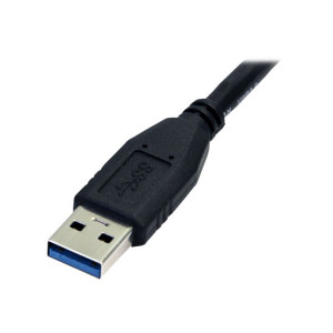 StarTech.com 0.5m (1.5ft) Black SuperSpeed USB 3.0 Cable...