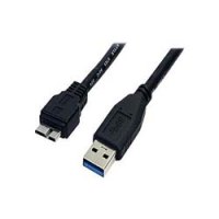 StarTech.com 0.5m (1.5ft) Black SuperSpeed USB 3.0 Cable A to Micro B