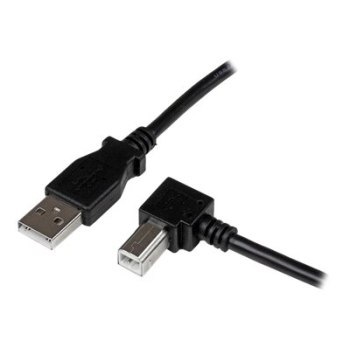 StarTech.com 2m USB 2.0 A to Right Angle B Cable Cord