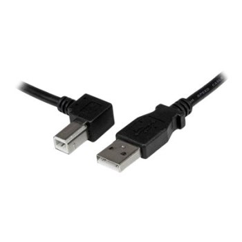 StarTech.com 2m USB 2.0 A to Left Angle B Cable Cord