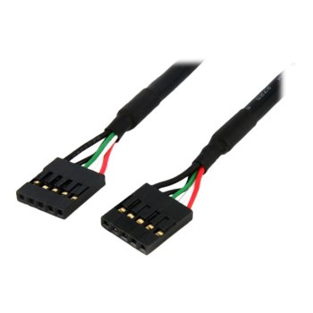 StarTech.com 45 cm internes 5pin USB IDC Mainboard Header Kabel - Buchse/Buchse - Pinheader Kabel 5-polig - USB-Kabel - IDC 5-polig (W)