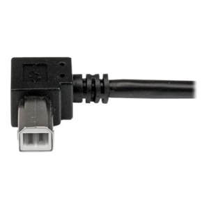 StarTech.com Cavo USB 2.0 A a B con angolare destro da 3 m - M/M - 3 m - USB A - USB B - USB 2.0 - Nero