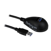 StarTech.com 1,5m SuperSpeed USB 3.0 Desktop Verlängerungskabel / Dockingkabel - Stecker / Buchse - Schwarz - USB-Verlängerungskabel - USB Typ A (W)