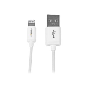 StarTech.com 1m (3ft) White Apple 8-pin Lightning Connector to USB Cable for iPhone / iPod / iPad