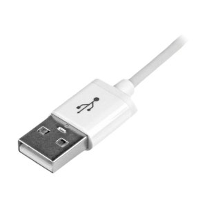 StarTech.com 1m (3ft) White Apple 8-pin Lightning Connector to USB Cable for iPhone / iPod / iPad