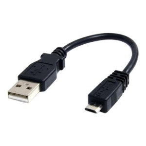 StarTech.com 15cm USB 2.0 auf Micro USB Kabel - A auf Micro B Datenkabel - Stecker/Stecker - USB-Kabel - USB (M)