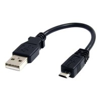 StarTech.com 15cm USB 2.0 auf Micro USB Kabel - A auf Micro B Datenkabel - Stecker/Stecker - USB-Kabel - USB (M)