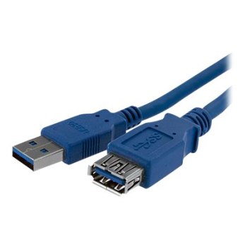 StarTech.com 1 m SuperSpeed USB 3.0 Verlängerungskabel - USB 3 Typ-A Kabel Verlängerung - Stecker/ Buchse - Blau - USB-Verlängerungskabel - USB Typ A (M)