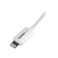 StarTech.com 2m (6ft) Long White Apple 8-pin Lightning Connector to USB Cable for iPhone / iPod / iPad