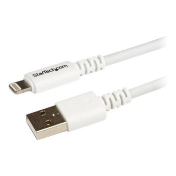 StarTech.com 3m Apple 8 Pin Lightning Connector auf USB Kabel - USB Kabel für iPhone / iPod / iPad - Ladekabel / Datenkabel - Weiß - Lightning-Kabel - Lightning (M)