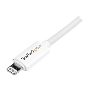 StarTech.com 3m Apple 8 Pin Lightning Connector auf USB Kabel - USB Kabel für iPhone / iPod / iPad - Ladekabel / Datenkabel - Weiß - Lightning-Kabel - Lightning (M)