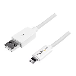 StarTech.com Cavo connettore lungo Lightning a 8 pin Apple a USB per iPhone / iPod / iPad bianco da 3 m - 3 m - Lightning - USB A - Maschio - Maschio - Bianco